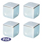 Medium Flat Corners with 2mm Radius - 37mm x 37mm - Pack of 4